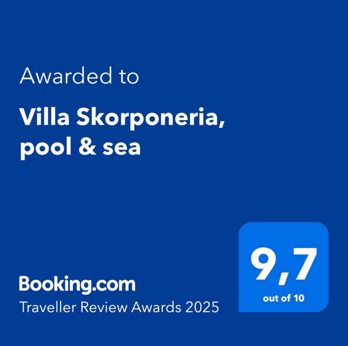 Villa Skorponeria, Pool & Sea Skroponeria 外观 照片